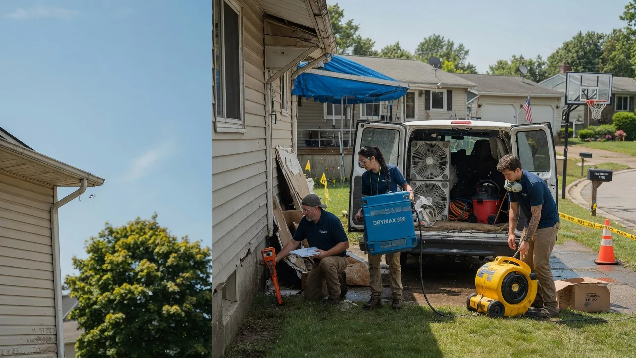 Ceiling Leak Cleanup in Summerdale, PA near me